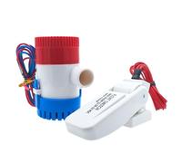 Pompe de cale pompe à eau 12V 24V 1100gph 750gph utilisée dans les bateaux hydravions camping-cars péniche pompe de cale interrupteur à flotteur(24V750GPH andSwitch)