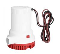 Pompe de Cale Submersible 2000 GPH 12V, Pompe à Eau de Cale électrique Non Automatique pour Bateau Marin, Yacht, Camping-Car, Piscine, étang