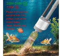 Pompe de changement d'eau d'aquarium, outil électrique de nettoyage d'aquarium, changeur d'eau sous vide, nettoyeur de gravier, pompe à filtre à Siphon 30W 220v 30W set