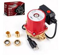 Pompe de circulation 59896114 pour Grundfos UP15-18B5 115 V 1,3 cm 1/25HP | Fabriqué pour les systèmes de canalisation de recirculation d'eau chaude, cordon d'alimentation de 1,3 cm