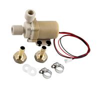 Pompe de circulation d'eau chaude 12 V 100 °C de qualité alimentaire avec coupleur silencieux blanc pour systèmes de circulation d'eau à domicile