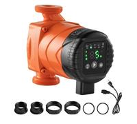 Pompe de Circulation d'Eau Chaude-VEVOR-Hauteur de Refoulement 4 m-42 L/min-Clapet Anti-Retour-Système de Chauffage Domestique