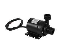 Pompe de Circulation D'Eau Pompe à Eau sans Brosse, DC24V 5M Pompe 800L/H Énergie Solaire Moteur sans Brosse Aquarium Submersible, pour Fontaine, étang à Poissons, Industrie
