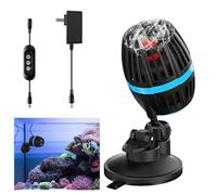 Pompe de circulation pour aquarium Wavemaker, DC 12V 20W Mini Wavemaker, 10000 L/H, pompe de circulation pour aquarium, 4 vitesses réglables, pour aquarium de 80 à 120 litres (fixation par ventouses)