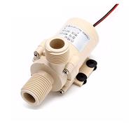 Pompe de Circulation sans balais DC 12 v/24 v, 0-110 degrés Celsius, Chauffe-Eau Solaire/gaz/électrique, Booster sous Pression Submersible(24V 6m 12L per Min)