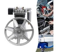 Pompe de compresseur d'air à piston, 3 CV en chevaux, 250L/66Gal/min de débit, argenté