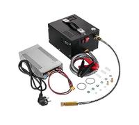 Pompe de compresseur d'air Portable PCP, 4500psi, 300 bars, 12vdc, haute pression, avec transformateur, for gonfleur fusil à air comprimé Pour le bricolage