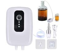 Pompe de de vin - Kit de amovible de 15 cm, tuyau inclus, outil d'embouteillage de vin et de boissons | Bière, cidre, eau, Kombucha, kit d'équipement de fermentation à faire