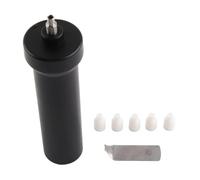 Pompe de démontage du verre de montre, outil d’ouverture du boîtier de montre, kit professionnel de réparation de montres avec 5 buses et tête d’outil pour barre de ressort, pour (Pompe à air en