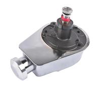 Pompe de direction assistée chromée AP03, style rainure de clavette, compatible avec Chevrolet, Ford, GM, Chrysler, série P