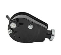Pompe de direction assistée, remplacement léger et haute performance, sensible, pour tige de rue SBC et pompe de style Saginaw avec arbre à clé de 5/8 pouces, construction en (Noir)