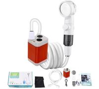 Pompe de Douche Camping Portable avec écran numérique, pulvérisateur d'eau sans Fil Rechargeable pour randonnée, Lavage Voiture, Nettoyage Animaux