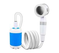 Pompe de Douche Portable, Pompe à Eau Portable Grande capacité 5000mAh extérieure, pulvérisateur étanche à Eau Une Connexion à la Source d'eau Flexible et Une Conversion instantanée à partir de seaux