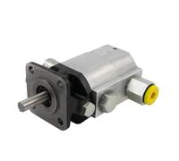 Pompe de fendage hydraulique à bois avec bande d'étanchéité préinstallée et clé de montage 18,3 x 7,2 x 13,7 cm Pompe hydraulique en noir et argent Compatible avec presses chasse-neige et