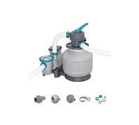 Bestway Pompe de Filtration à Sable pour Piscine Hors Sol 8 327 L - 55,5 cm x 44 cm x 60 cm - Gris/Vert