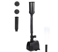 Pompe de fontaine à eau | Pompe de bassin et kit de filtre, pompe submersible pour fontaine d'extérieur avec 3 buses pour bassin à poissons