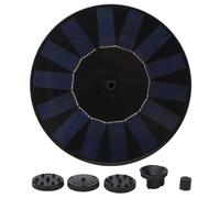 Pompe de fontaine à énergie solaire d'extérieur, 7V, combinaison pour jardins, étangs à oiseaux, petites piscines, décoration