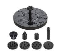 Pompe De Fontaine D'eau Solaire Avec Lumières Led Colorées,7v,3w,Flottante,Jardin,Piscines,Sécuritaires,Décoration De Pelouse - Type 6v0.5w13cm