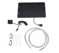 Pompe de fontaine solaire 6 V 10 W haute efficacité alimentée par USB à angle réglable pour bain d'oiseaux, jardin, terrasse, décoration extérieure, matériau ABS 499 g