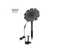 Pompe de fontaine solaire, 7,7 panneau solaire, pompe à eau à énergie solaire 2.5W pour bassin de piscine réservoir arrosage