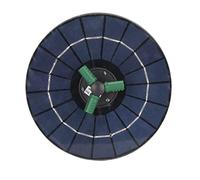Pompe de Fontaine Solaire avec Lueur LED | Flottant pour Les étangs/Bains d'oiseaux | Écoulement Solar Activé de 180L / H et 60 cm Spray | Économie de ressources