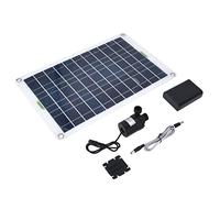 Pompe de fontaine solaire, pompe à eau solaire à panneau 50W à faible bruit largement utilisée pour le jardin domestique pour fontaine