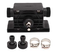 Pompe de Forage Électrique, Pompe de Transfert D'eau Alimentée Par Perceuse Auto-amorçante avec Pinces, Pompe de Forage à Eau Manuelle à Débit de 1,25 M³/h pour Fluide Essence, et