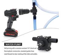 Pompe de forage électrique portable Pompe de transfert auto-amorçante Pompe à huile, à fluide et à eau