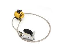 Pompe de frein arrière moto Convient pour Venue Racing Drift Kart ATV Quad Bike Cylindre de frein arrière à disque Étrier hydraulique Freins à pied Maître-cylindre frein moto (1 Set)