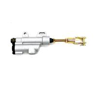 Pompe de frein arrière moto Pompe de maître-cylindre de frein hydraulique arrière pour motos 50cc, 70cc, 110cc, 125cc, 150cc, 250cc, ATV, Pit Pro, Dirt Bike Cylindre frein arrière (Silver)