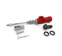 Pompe de frein et d'embrayage hydraulique pour moto, système de tige de cylindre, pompe de transfert efficace, accessoires de motocross Pompe de frein arrière moto Maître-cylindre fre(Red)