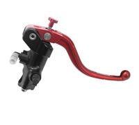 Pompe de freinage - Traité CNC - 16 x 18 avec boîtier de pompe anodisé, long levier rouge fixe (bouton + levier) pour KTM TC (CC 300) 2T 2023-2025
