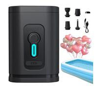 Pompe de gonflage électrique - Souffleur de Ballon Gonflable, Pompe à air Rechargeable | Débit d'air de Charge Pratique Peu encombrant, Pompe d' d'air avec 5 Buses différentes, gonfleur d'éq