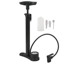 Pompe de gonflage pour vélo de Route, gonfleur de pneus Portable Haute Pression avec manomètre Jusqu’à 160 PSI, buse d’air Universelle pour Moto, Voiture, vélo et Ballon de Basket