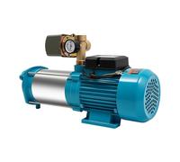Pompe de jardin auto-amorçante 230 V 1300 W, pompe centrifuge 4000 l/h, pompe à eau max. hauteur de levage 8 m, pression maximale 9,8 bar, pompe avec manomètre pour la maison, les fermes et le jardin