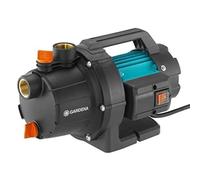 Gardena Pompe de jardin 3700/4 P Basic: Pompe d'arrosage, débit 3700 l/h, puissance 800 W, longue durée de vie grâce à un arbre en inox, boîtier en fonte, possibilité de raccord arroseur (9015-47)