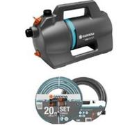 Pompe de jardin GARDENA 4100 Silent Set, Débit 4100 l/h, Hauteur de refoulement 36 m