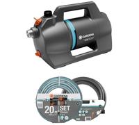 GARDENA Silent 4200 Kit Pompe d'arrosage de surface + tuyau 9055-20