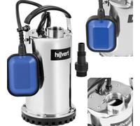 Pompe de jardin submersible en acier 11 m3/h 750 W jusqu'à 7 m