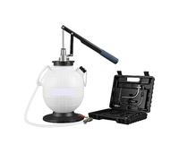 Pompe de liquide de transmission Recharge ATF 7.5L 15 Kit d'adaptateurs communs Pompe en plastique avec soupape de commande Mallette de rangement Extraction rapide