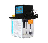 Pompe de lubrification automatique CNC 2L, lubrificateur d'huile électromagnétique, Machine-outil, empêche l'usure, réduit la friction, AC 110V/220V(AC220V,2L 6mm Dual Display)