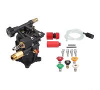 Pompe de nettoyeur haute pression 3300 PSI 2 5 GPM 34 arbre en aluminium anodisé double joint carter sans entretien démarrage rapide résistant à la rouille convient pour Honda pour Karcher