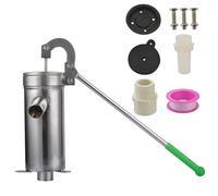 Pompe de pichet, pompe de puits en acier inoxydable 32, 8 pieds profondeur, pichet étanche soudé à la main avec filetage interne, eau manuelle épaissie pour la maison, le jardin, la cour, le pui