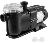 Pompe de piscine VEVOR, 2 CV, 115 GPM max. de débit, pompe de piscine à vitesse unique, 220 V, 2850 tr/min, 15 m max. de hauteur de refoulement, pompe de piscine avec panier filtrant, pour piscines ho