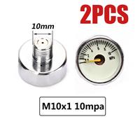 Pompe De Plongée À Filetage M8x1,5mpa 10mpa 20mpa 30mpa 35mpa 40mpa,Mini Manomètre M10x1 1 Pouce,2 Pièces/Ensemble - Type M10 10mpa S X2pcs #A