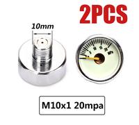 Pompe De Plongée À Filetage M8x1,5mpa 10mpa 20mpa 30mpa 35mpa 40mpa,Mini Manomètre M10x1 1 Pouce,2 Pièces/Ensemble - Type M10 20mpa S X2pcs #A