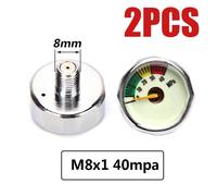 Pompe De Plongée À Filetage M8x1,5mpa 10mpa 20mpa 30mpa 35mpa 40mpa,Mini Manomètre M10x1 1 Pouce,2 Pièces/Ensemble - Type M8 40mpa C X2pcs #A
