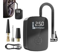 Pompe de pneu d'urgence Compresseur d'air de voyage Gonfleur de pneu de vélo compresseur de pneu Gonfleur haute pression Gonfleur de pneu de voiture