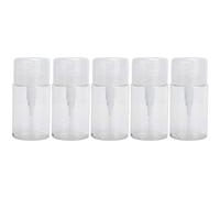 Pompe de Presse en Plastique Cosmetic Empty Bottel Nettoyant 100 ML 5pcs pour Le récipient de Liquide de Voyage