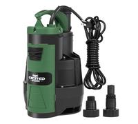 Pompe de puisard submersible 1HP 3500GPH pour eau propre/sale avec interrupteur à flotteur intégré et poignée pour piscine, étang, jardin, cave à vin inondée, aquarium et arrosage (vert)